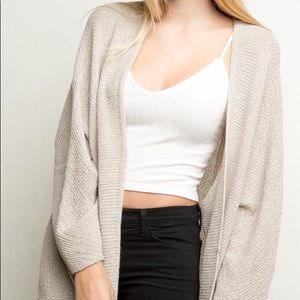 Knit Grey Cardigan